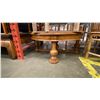 Image 2 : GROUP OF 4 ASSORTED ROUND COFFEE TABLES AND 2 SMALL DRINK/PLANT STANDS