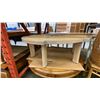 Image 3 : GROUP OF 4 ASSORTED ROUND COFFEE TABLES AND 2 SMALL DRINK/PLANT STANDS