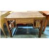 Image 1 : EARLY 1900"S MISSION OAK SINGLE DRAWER DESK