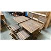 Image 2 : 2 GARDENIA SMALL FOLDING WOODEN PATIO SETS - 2 TABLES AND 4 CHAIRS