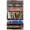 Image 1 : LARGE GROUP OF ASSORTED SIZE BED FRAMES - HEADBOARDS/FOOTBOARDS/RAILS AND SLATS *MUST TAKE ALL*