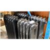 Image 2 : GROUP OF 4 ANTIQUE CAST IRON RADIATORS
