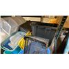 Image 5 : LARGE GROUP OF ASSORTED PLASTIC STORAGE BINS AND LIDS