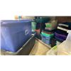 Image 6 : LARGE GROUP OF ASSORTED PLASTIC STORAGE BINS AND RUBBISH BAGS