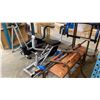 Image 4 : GROUP OF ASSORTED EXERCISE EQUIPMENT - WORK BENCH, TREADMILL AND EFORCE PULL-UP MACHINE