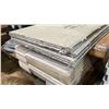 Image 3 : PALLET OF CEMENT BOARD AND WHITE CEILING PANEL BOARD