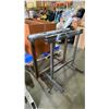 Image 2 : GROUP OF 4 SAW HORSES - 2 STEEL AND 2 ALUMINUM
