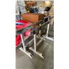 Image 3 : GROUP OF 4 SAW HORSES - 2 STEEL AND 2 ALUMINUM