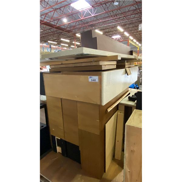 BROKEN DOWN AND PALLETIZED FILM SET NEWS STAND