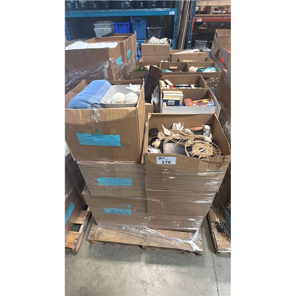 ONE PALLET OF ASSORTED GENERAL HOUSEHOLD ITEMS