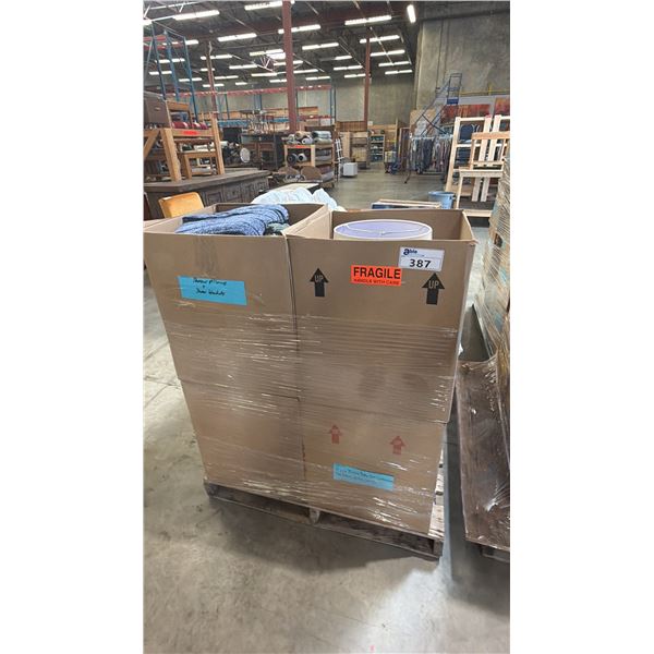 ONE PALLET OF ASSORTED GENERAL HOUSEHOLD ITEMS