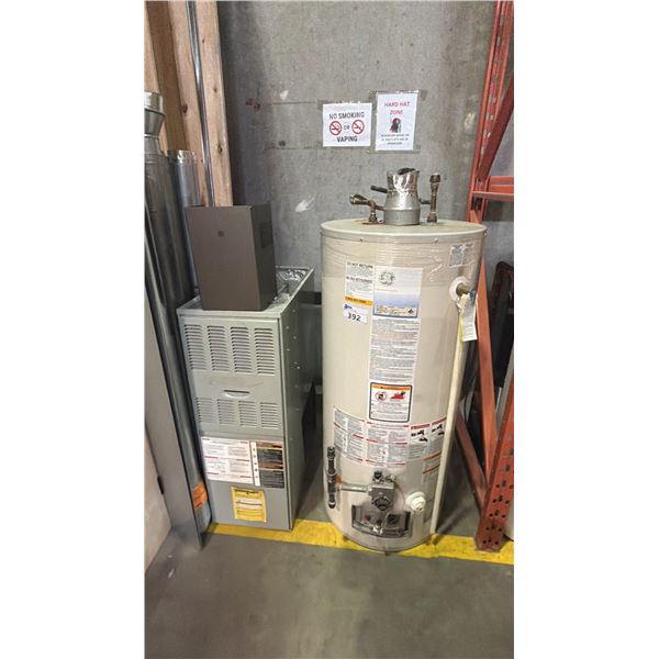 HOME FURNACE AND GE HOT WATER TANK