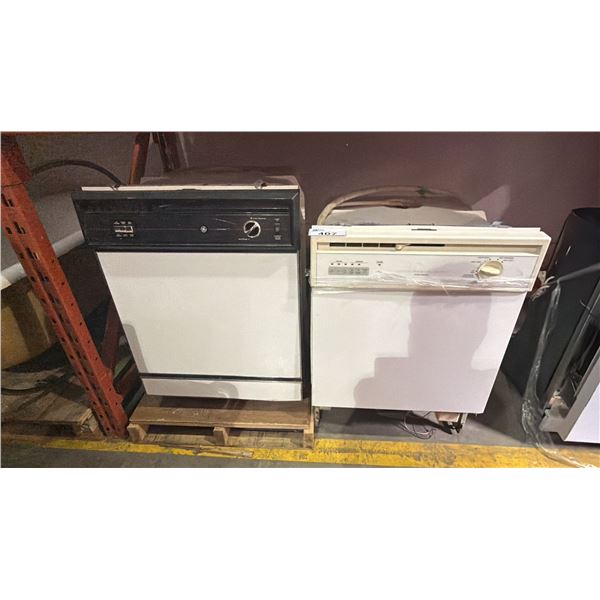2 BUILT-IN DISHWASHERS - GE AND  BEAUMARK