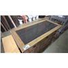 Image 3 : COUNTRY PINE WITH BLACK STONE TOP INSERT KITCHEN ISLAND CABINET