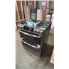Image 1 : GE PROFILE STAINLESS STEEL FRONT DOUBLE OVEN (5) BURNER GAS STOVE