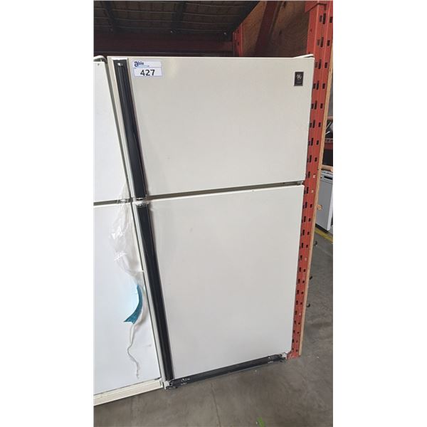 GE CUSTOM OFF-WHITE 2 DOOR REFRIGERATOR