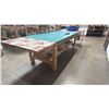Image 2 : LARGE MOBILE WOODEN WORK TABLE, WHITE WOODEN WORK BENCH AND 5 FUNSICLE KIDS POOLS