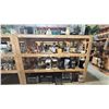 Image 1 : 4 SHELVES OF ASSORTED HOUSEWARES - SMALL APPLIANCES, GLASSWARE, KETTLES, TEA POTS AND MORE