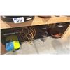 Image 6 : 4 SHELVES OF ASSORTED HOUSEWARES - WOOD CUTTING BOARDS, WOODEN BOWLS, ICE BUCKETS, GLASS DECANTERS