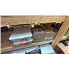 Image 3 : 4 SHELVES OF ASSORTED HOUSEWARES - SPICES, CANNED GOODS, DRY GOODS, CANNISTERS, COCKIE JARS AND
