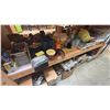 Image 2 : 4 SHELVES OF ASSORTED HOUSEWARES - FOOD STORAGE CONTAINERS, GLASS STORAGE JARS, STAINLESS STEEL