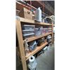 Image 1 : 4 SHELVES OF ASSORTED OFFICE AND ART SUPPLIES
