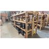 Image 2 : GROUP OF 4 WOODEN SHELVING UNITS - EACH UNIT MEASURES APPROX. 8FT X 2FT X 6FT HIGH