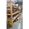 Image 3 : GROUP OF 4 WOODEN SHELVING UNITS - EACH UNIT MEASURES APPROX. 8FT X 2FT X 6FT HIGH
