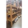 Image 3 : GROUP OF 4 WOODEN SHELVING UNITS - EACH UNIT MEASURES APPROX. 8FT X 2FT X 6FT HIGH