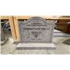 Image 1 : FAUX STONE STYROFOAM TOMBSTONE