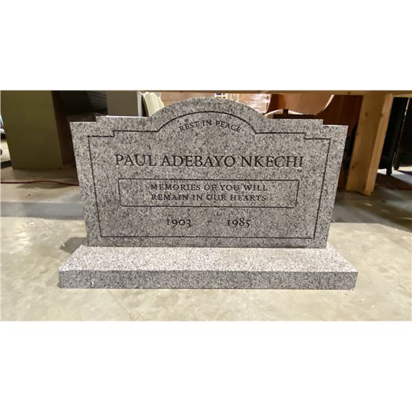FAUX STONE STYROFOAM TOMBSTONE
