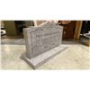 Image 2 : FAUX STONE STYROFOAM TOMBSTONE