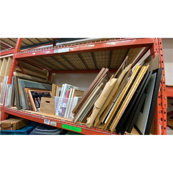 LARGE GROUP OF ASSORTED PICTURE FRAMES, FRAMED PRINTS AND ORIGINAL PAINTINGS