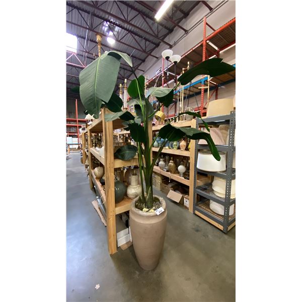 LARGE ARTIFICIAL POTTED PLANT - APPROX. 8FT HIGH