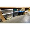 Image 8 : 4 SHELVES FULL OF ASSORTED DECORATIVE PIECES -BOXES, BOWLS, TRAYS, CANDLES, TINS AND MORE