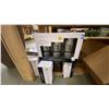 Image 10 : 4 SHELVES FULL OF ASSORTED  MODERN & VINTAGE LAMPS - FLOOR LAMPS, TABLE LAMPS, LANTERNS AND PARTS