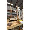 Image 11 : 4 SHELVES FULL OF ASSORTED  MODERN & VINTAGE LAMPS - FLOOR LAMPS, TABLE LAMPS, LANTERNS AND PARTS