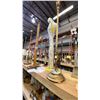 Image 12 : 4 SHELVES FULL OF ASSORTED  MODERN & VINTAGE LAMPS - FLOOR LAMPS, TABLE LAMPS, LANTERNS AND PARTS