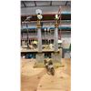 Image 13 : 4 SHELVES FULL OF ASSORTED  MODERN & VINTAGE LAMPS - FLOOR LAMPS, TABLE LAMPS, LANTERNS AND PARTS