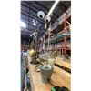 Image 3 : 4 SHELVES FULL OF ASSORTED  MODERN & VINTAGE LAMPS - FLOOR LAMPS, TABLE LAMPS, LANTERNS AND PARTS
