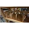 Image 5 : 4 SHELVES FULL OF ASSORTED  MODERN & VINTAGE LAMPS - FLOOR LAMPS, TABLE LAMPS, LANTERNS AND PARTS
