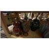 Image 9 : 4 SHELVES FULL OF ASSORTED  MODERN & VINTAGE LAMPS - FLOOR LAMPS, TABLE LAMPS, LANTERNS AND PARTS