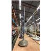 Image 2 : 4 SHELVES FULL OF ASSORTED  MODERN & VINTAGE LAMPS - FLOOR LAMPS, TABLE LAMPS, LANTERNS AND PARTS