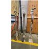 Image 1 : GROUP OF 6 MODERN FLOOR LAMPS *NO SHADES*