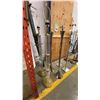 Image 3 : GROUP OF 6 MODERN FLOOR LAMPS *NO SHADES*