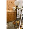 Image 2 : GROUP OF 7 VINTAGE FLOOR LAMPS *NO SHADES*