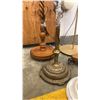 Image 4 : GROUP OF 7 VINTAGE FLOOR LAMPS *NO SHADES*