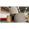 Image 4 : LARGE GROUP OF ASSORTED LAMP SHADES *GREY SHELF UNIT NOT INCLUDED*
