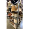 Image 3 : ULINE GREY METAL HEAVY DUTY MOBILE 5 TIER SHELF UNIT WITH MESH DECK - APPROX.4FT X 2FT X 6FT HIGH
