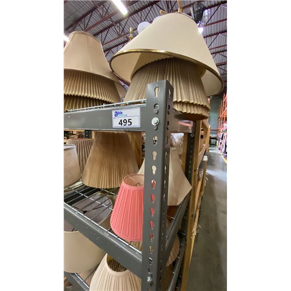 ULINE GREY METAL HEAVY DUTY MOBILE 5 TIER SHELF UNIT WITH MESH DECK - APPROX.4FT X 2FT X 6FT HIGH